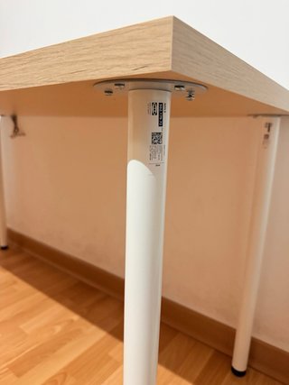 Mesa Escritorio Ikea Madera y Metal