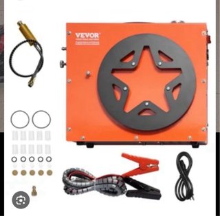 Compresor de aire VEVOR naranja