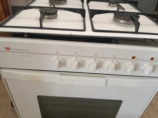 Placa de gas con horno