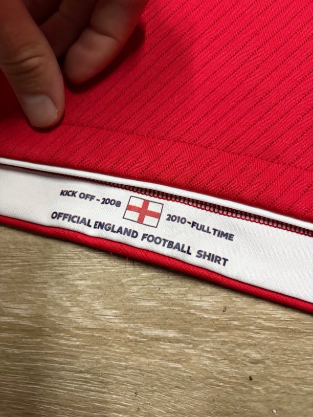 Camiseta Inglaterra Fútbol 2008-2009 Talla L