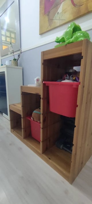 Mueble TROFAST madera pino claro 94x44x91cm