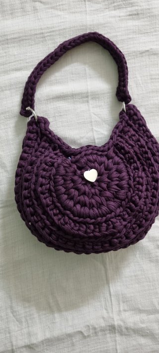 Borsa 100% lavorata a maglia