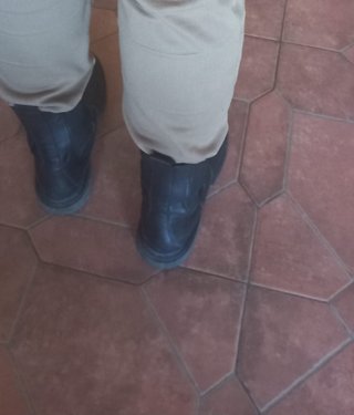 Botas de cuero negras