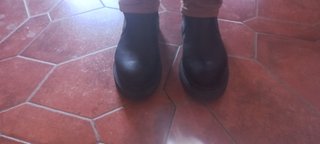 Botas de cuero negras