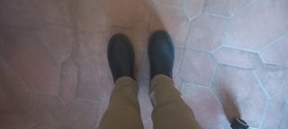 Botas de cuero negras