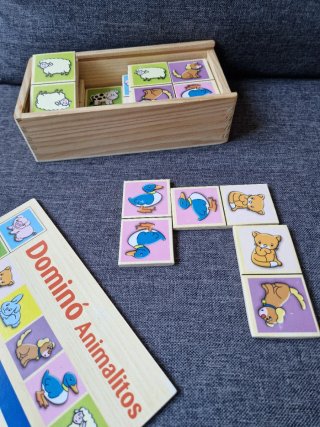 Dominó de Madera Animalitos Juguettos