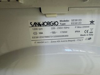 Scheda Lavatrice SanGiorgio ITWash E3 SES612