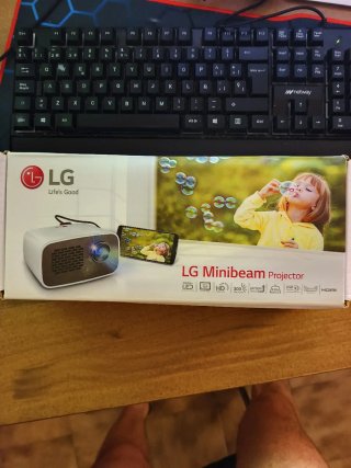 Proyector LED Portátil LG Gris/Blanco