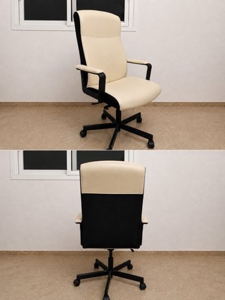 Silla de oficina Ikea Malkolm Beige
