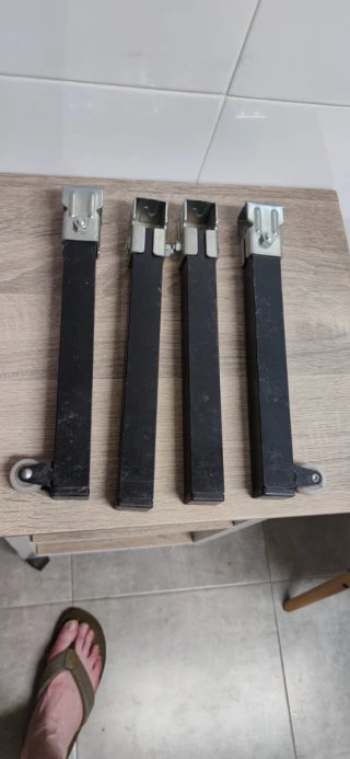 Patas de somier con ruedas