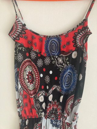 Mono corto vintage estampado