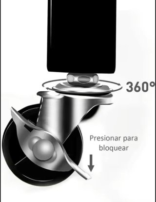 Estantería metálica plegable negra