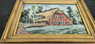 Cuadro  vintage Petit Point