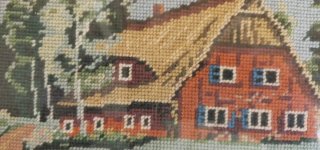 Cuadro  vintage Petit Point