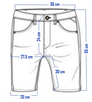Pantalón vaquero corto niño/joven. Talla 36