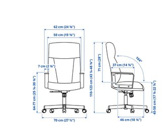 Silla de oficina IKEA Millberget giratoria