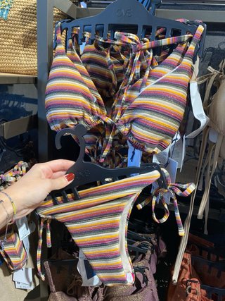 Costume da bagno a righe