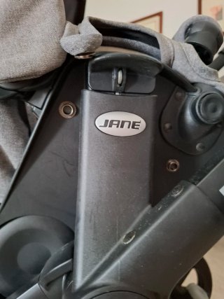 Carro de bebé gris