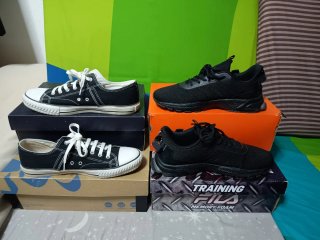 Lote de Zapatillas Talla 44 Negras