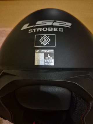 Casco Moto LS2 Strobe II Negro