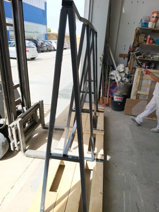 Caballete de transporte para palets