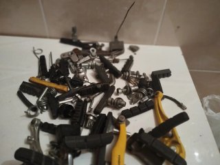 Lote piezas frenos bicicleta