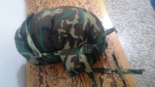 Saco dormir ejército español camuflaje sin usar