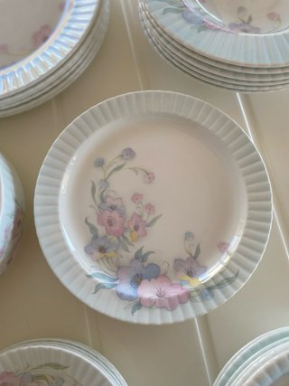 Vajilla Porcelana Royal Worcester Flores