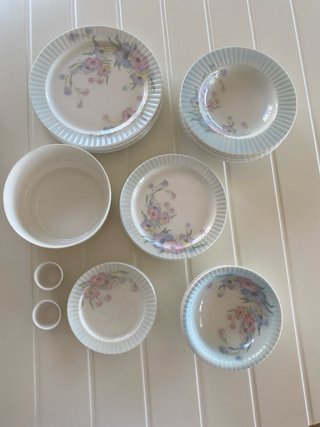 Vajilla Porcelana Royal Worcester Flores