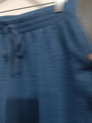Pantaloni ampi blu donna taglia 48