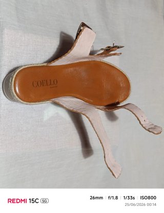 Sandalias Coello Piel Talla 41