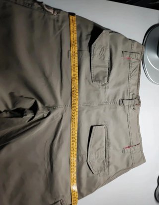 Pantalón corto cargo hombre beige