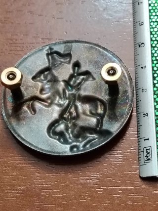Chapa San Jordi Moto Vespa Antigua