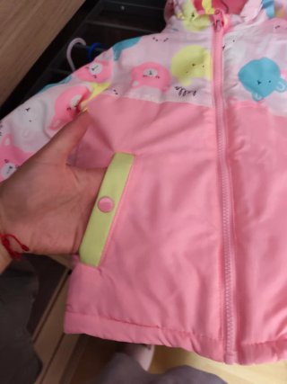 Chaqueta polar infantil con estampado