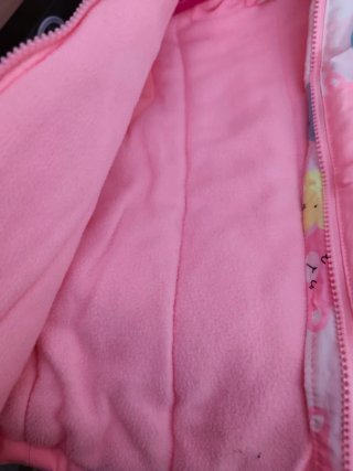 Chaqueta polar infantil con estampado