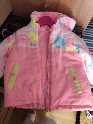 Chaqueta polar infantil con estampado