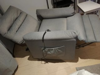 Sillón individual con masaje vibratorio