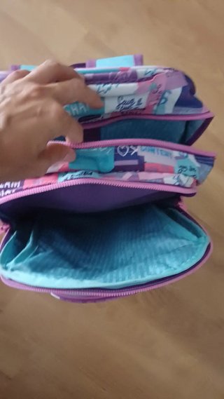 Mochila escolar con estampado divertido