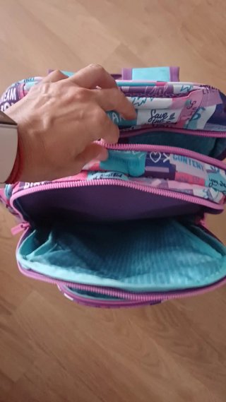 Mochila escolar con estampado divertido