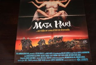 Cartel Cine Original PELICULA Mata Hari 1985