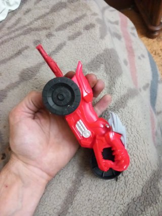 Moto Juguete Power Rangers Roja