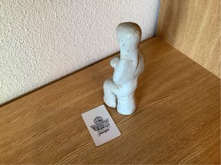 Figura cerámica madre e hijo