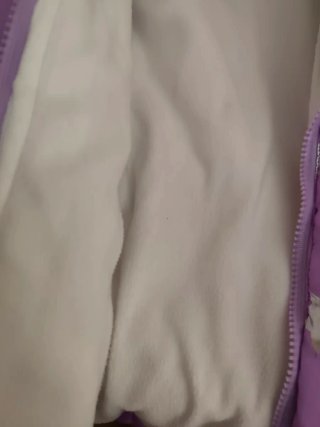 Chaqueta invierno niña estrellas morada