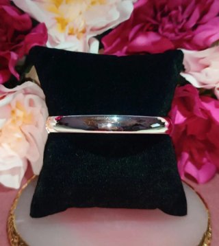 Brazalete bañado en plata 925