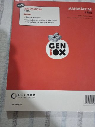 Matemáticas 1 ESO : Geniox