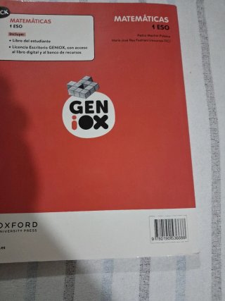 Matemáticas 1 ESO : Geniox