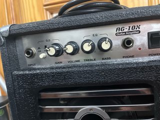Ampli retro vintage Aria AG-10X Guitarra, voz