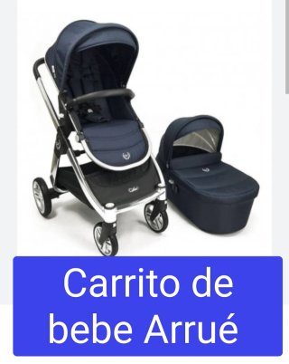 Carrito de bebé Arrué azul