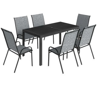 Mesa de jardín metálica