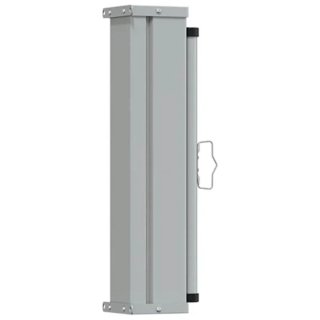 Toldo lateral retráctil gris 60x300 cm